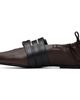 GANNI GANNI Brown Sue Triple Ballerina Flats - 3
