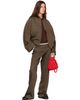 GANNI GANNI Brown Wool Melange Bomber Jacket - 4