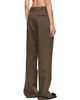 GANNI GANNI Brown Wool Melange Trousers - 3