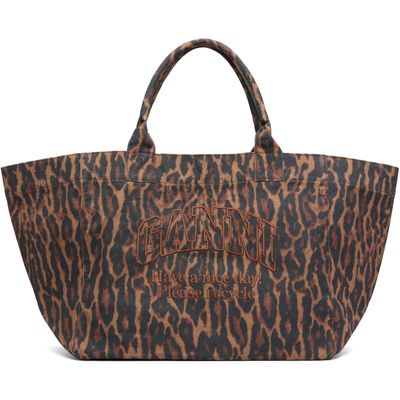 GANNI GANNI Brown XXL Tote