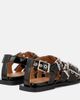 Ganni Ganni Buckle-detail sandals - 2