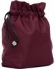 GANNI GANNI Burgundy Logo Pouch - 3