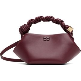GANNI GANNI Burgundy Mini Bou Bag