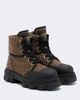 Ganni Ganni Checked combat boots - 1