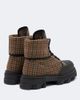 Ganni Ganni Checked combat boots - 4