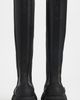 GANNI GANNI Cleated Black Stitch High Chelsea Boots Black - 4
