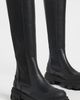 GANNI GANNI Cleated Black Stitch High Chelsea Boots Black - 5