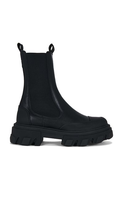 Ganni Ganni Cleated Mid Chelsea Boot