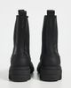 GANNI GANNI Cleated Mid Chelsea Boots Black - 4