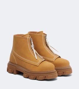 Ganni Ganni Coated ankle boots
