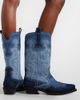 Ganni Ganni Denim cowboy boots - 2