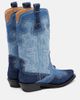 Ganni Ganni Denim cowboy boots - 3