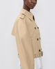GANNI GANNI Double Cotton Belted Jacket Warm Sand - 4