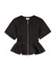 Ganni Ganni Duchesse Satin Peplum Top - 4