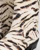 GANNI GANNI Embroidered Zebra Western Boots Egret - 6