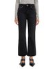 Ganni Ganni Essentials Rigid Mid Rise Bootcut Jeans in Black Washed - 1