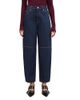 Ganni Ganni Essentials Rinse Mid Rise Barrel Jeans in Rinse - 1