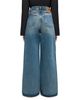 Ganni Ganni Essentials Tint Rigid High Rise Straight Wide Leg Jeans in Mid Blue Vintage - 3