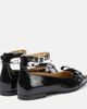 Ganni Ganni Eyelets Jewel faux leather ballet flats - 2