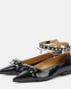 Ganni Ganni Eyelets Jewel faux leather ballet flats - 4