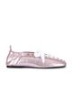 Ganni Ganni Eyelets Lace Up Ballerina Flat - 1