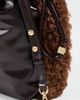 GANNI GANNI Faux Leather Deep Shine Party Pouch Demitasse One - 5