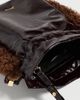 GANNI GANNI Faux Leather Deep Shine Party Pouch Demitasse One - 6