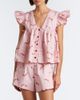 Ganni Ganni Floral cotton-blend top - 2