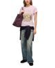 Ganni Ganni Graphic Print Cotton Baby Fit Tee - 2