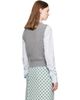 GANNI GANNI Gray Flowers Sweater Vest - 3