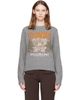 GANNI GANNI Gray Forest Teddy Wool Sweater - 1