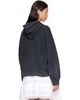 GANNI GANNI Gray Isoli Cropped Vintage Wash Hoodie - 3