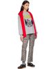 GANNI GANNI Gray Long-Sleeve Teddy Forest T-shirt - 4