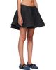 GANNI GANNI Gray Peacoat Wool Miniskirt - 2