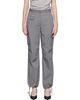 GANNI GANNI Gray Stretch Cotton Pocket Cargo Pants - 1