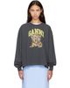 GANNI GANNI Gray Tiger Long-sleeve T-shirt - 1