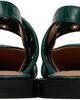 GANNI GANNI Green Feminine Buckle Ballerina Flats - 2