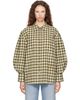 GANNI GANNI Green Light Check Flannel Shirt - 1