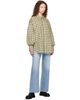 GANNI GANNI Green Light Check Flannel Shirt - 4