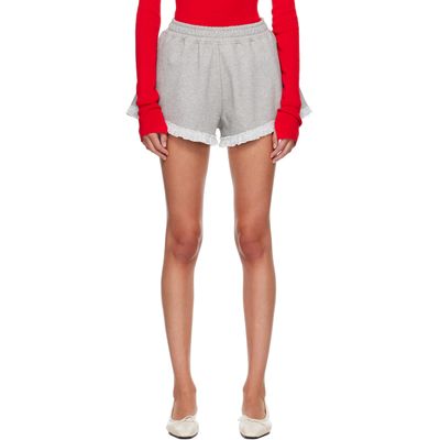 GANNI GANNI Grey Isoli Shorts
