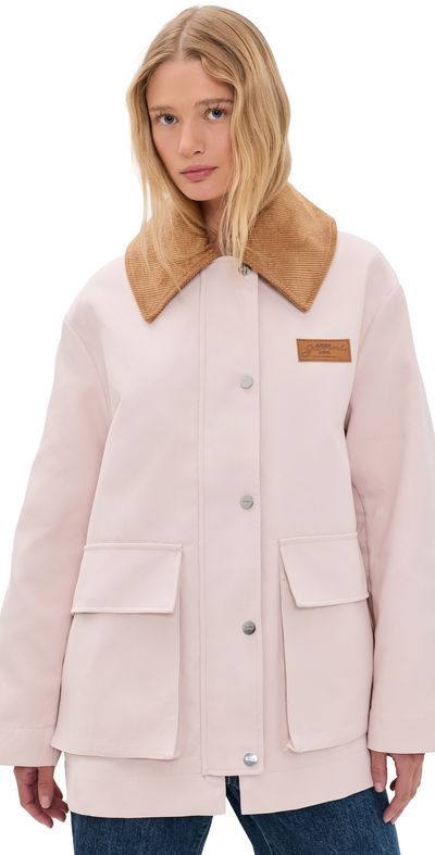 GANNI GANNI Heavy Twill Jacket Primrose Pink