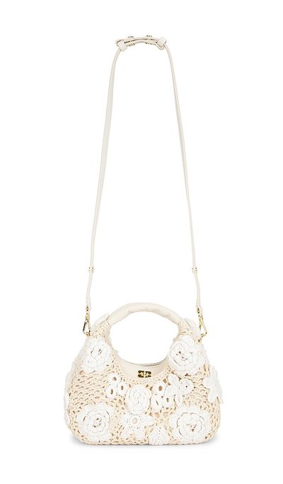 Ganni Ganni Hobo Mini Crochet Bag