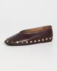 GANNI GANNI Jenny Ballerina Nappa Flats Chicory Coffee - 6