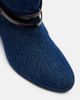 Ganni Ganni Kat denim knee-high wedge boots - 6