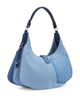 Ganni Ganni Kat Small Denim Hobo Bag - 3