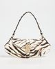 GANNI GANNI Kat Zebra Shoulder Bag Egret One - 2