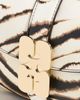 GANNI GANNI Kat Zebra Shoulder Bag Egret One - 5