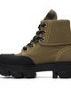 GANNI GANNI Khaki Canvas Trail Boots - 3