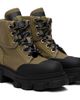 GANNI GANNI Khaki Canvas Trail Boots - 4