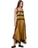 GANNI GANNI Khaki Satin Maxi Dress - 4